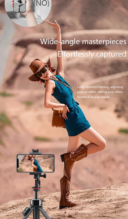 LINIM Magnetic Wireless Selfie Monitor Screen Phone Rear Camera for Vlog Live Stream Compatible for iPhone Android
