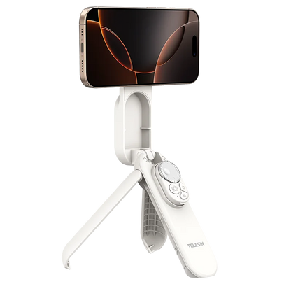 Telesin Magnetic Selfie Stick and Mini Tripod Portable Foldable Pole Extend To 60cm for Smartphone Macro Photography