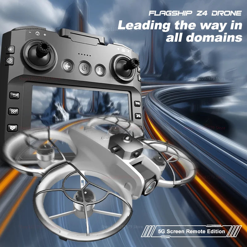2026 New Z4 Drone 8K Wifi GPS Professional HD Aerial Photography Quadcopter with Dual Cameras Remote Control UAV For Kids Adults