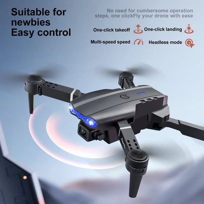 New Professinal With 1080P Wide Angle E88Pro RC Drone 4K Dual HD Camera Foldable RC Helicopter WIFI FPV Height Hold RC Toy Gifts