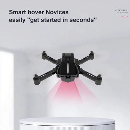 Black K11 Mini Finger Drone Pocket 4k Movie Lens RTF Foldable Brushless Quadcopter Wide Angle Anti Shake Camera Beauty Effect