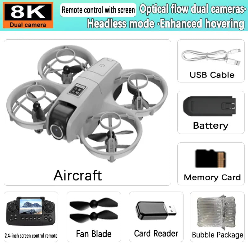 GPS Professional 8K High-Definition Aerial Photography Drone, High-Definition Four-Axis Camera Remote Control Aircraft YP6, 2.4G