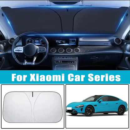 For Xiaomi SU7 SU7L YU7 YU7CT SU7 Max YU9 Pro Ultra Car Sun Visor Windshield Sunshade Heat Insulation Auto Accessories