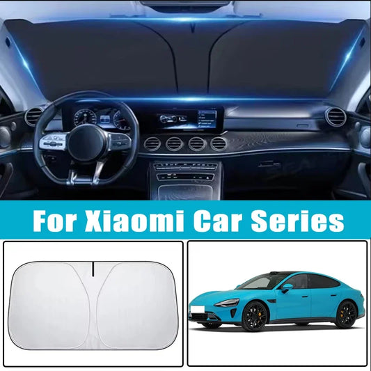 For Xiaomi SU7 SU7L YU7 YU7CT SU7 Max YU9 Pro Ultra Car Sun Visor Windshield Sunshade Heat Insulation Auto Accessories
