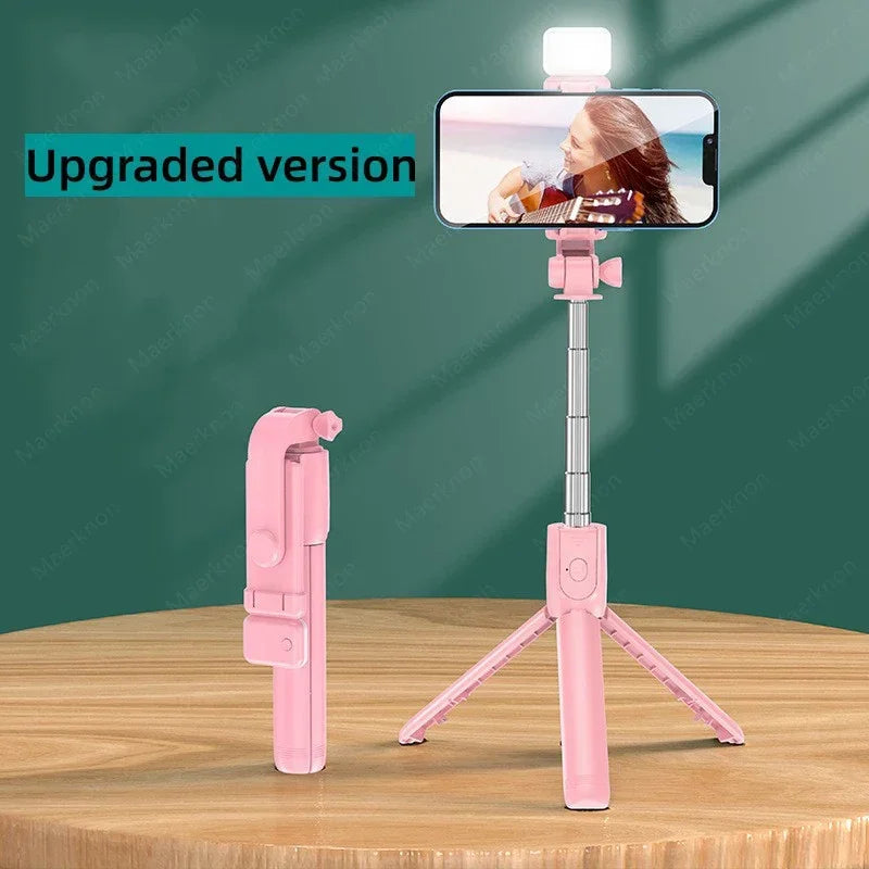 Selfie Stick Wireless Bluetooth Tripod Stand Portable Multifunctional Tripod With Wireless Remote Shutter For IOS Android Phone