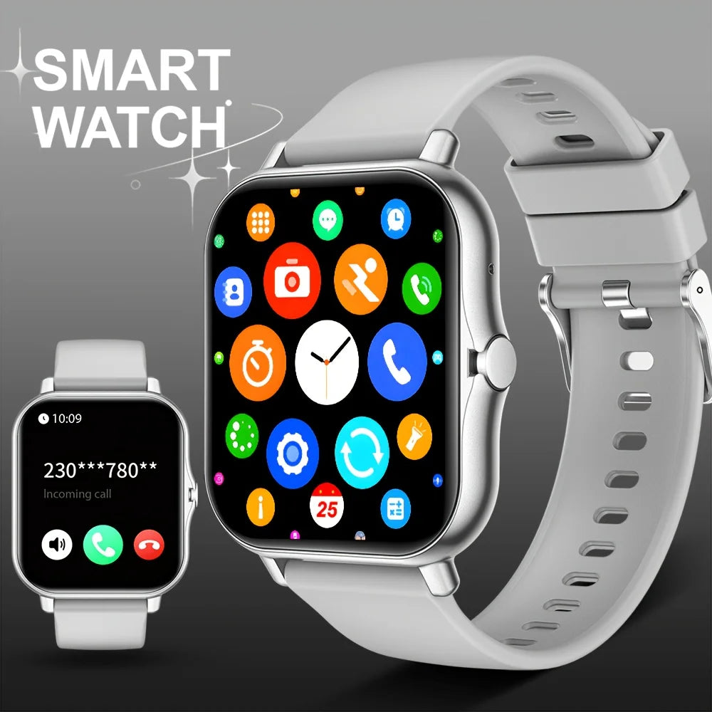 [Smart Watch, Wireless] Wireless Men'S And Women'S Smart Watch, 1.83-Inch Full Screen Touch, Dialing/Answering Calls, Pedometer