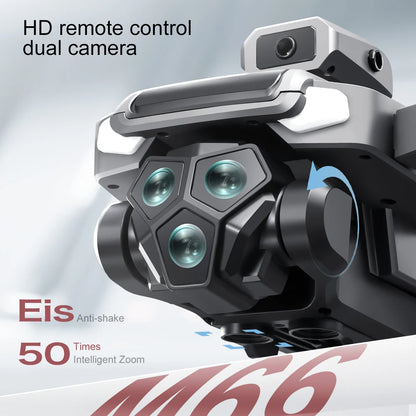 Foldable M66 RC Drone with 4.5in HD Foldable Screen,5G Smooth Image,Brushless Motor,Foldable Compact Quadcopter for Travel Aeri