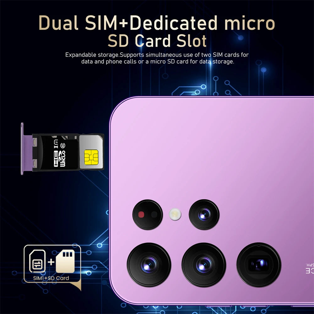 2026 New Hot S24 Pro original global version HQ intelligent 4G 5G Snapdragon 8 Gen4 8000mAh battery dual card dual standby