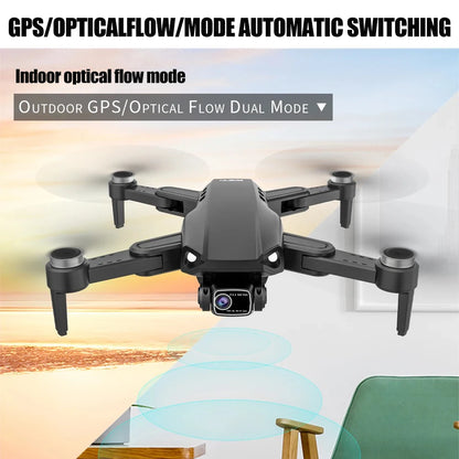 L900 Pro SE GPS Drone 4K Dual HD Camera 5G WIFI FPV Brushless Motor Optical Flow RC Quadcopter Professional Aerial Drones Toys