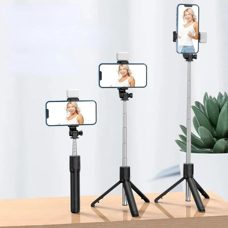 Selfie Stick Wireless Bluetooth Tripod Stand Portable Multifunctional Tripod With Wireless Remote Shutter For IOS Android Phone