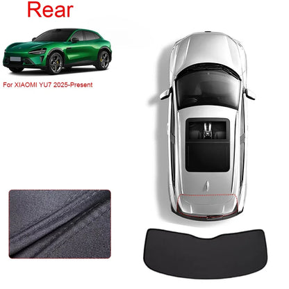 Car Sun Shade Curtain UV Protection Window Blind For XIAOMI YU7 2025-Present Auto Heat Insulation Protect Cover Accessory