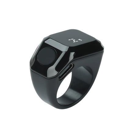 Portable Digital Display Counter Smart APP Ring Counter Bluetooth Counting Ring Time Reminder Wearable Tasbih Zikr Ring Misbah