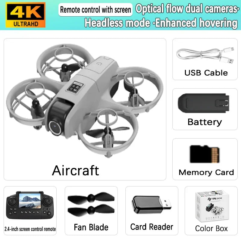 GPS Professional 8K High-Definition Aerial Photography Drone, High-Definition Four-Axis Camera Remote Control Aircraft YP6, 2.4G