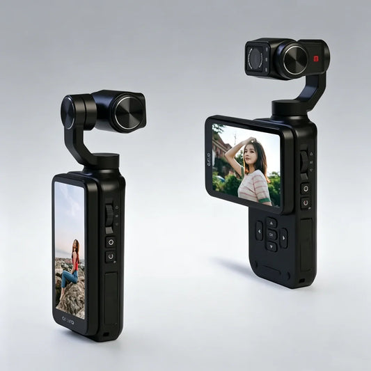New Action Camera 4k Handheld Pocket Digital Camcorder 3-axis Gimbal Stabilization IR Night Vision Vlog Videos Camera For Gift