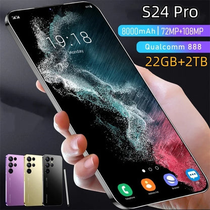 2026 New Hot S24 Pro original global version HQ intelligent 4G 5G Snapdragon 8 Gen4 8000mAh battery dual card dual standby