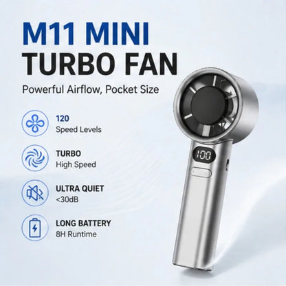 Xiaomi 100 Speed Adjustment Fan For Men Women Portable Bladeless Desktop Fans Rechargeable Instant Cooling Mini Handheld