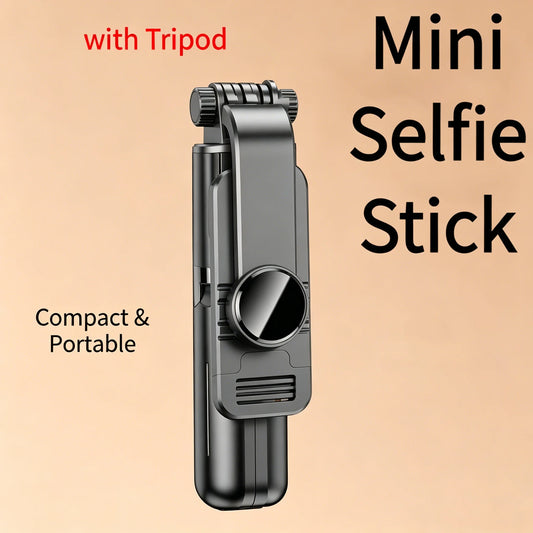 Portable Wireless Selfie Stick Extendable Tripod Stand With Bluetooth Remote for iPhone Android Vlog Live Streaming Bracket