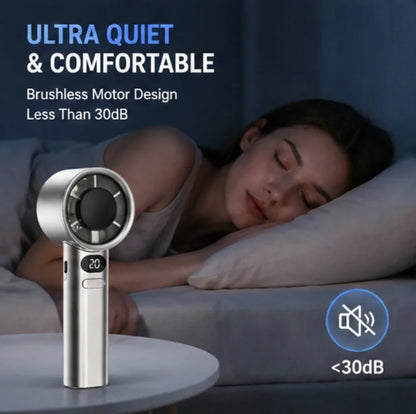 Xiaomi 100 Speed Adjustment Fan For Men Women Portable Bladeless Desktop Fans Rechargeable Instant Cooling Mini Handheld
