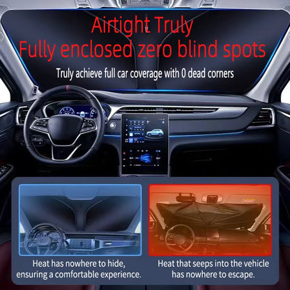 For Xiaomi YU7 MX11 2025~2026 Car Front Windshield Sunshade Fold Shade UV Shade Solar Sun Shade Privacy Curtain Car Accessories