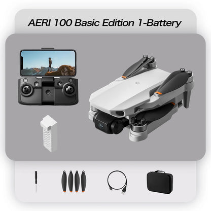 Aeri100 VR 8K Professional Drone With HD Camera 3-Axis Gimbal GPS Dron Brushless 5G WIFI Screen Remote Control RC Quadcopter Toy