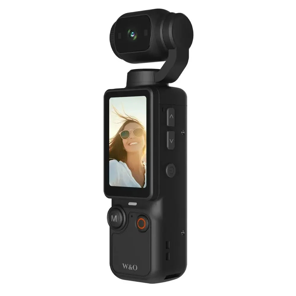 New Action Camera 4k Handheld Pocket Digital Camcorder 3-axis Gimbal Stabilization IR Night Vision Vlog Videos Camera For Gift