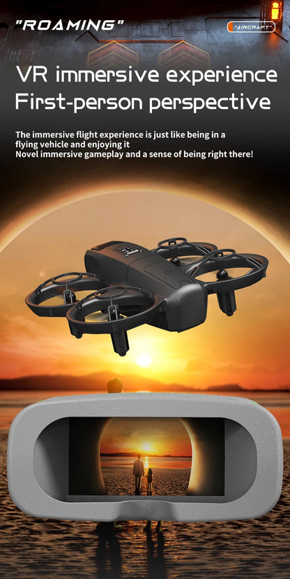 2026New X228 VR Drone 8K HD Optical Flow Hovers Headless Mode Helicopter 360° Flip Quadcopter Toys Mini Drone Fors Kid Toy Gifts