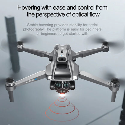 Foldable M66 RC Drone with 4.5in HD Foldable Screen,5G Smooth Image,Brushless Motor,Foldable Compact Quadcopter for Travel Aeri