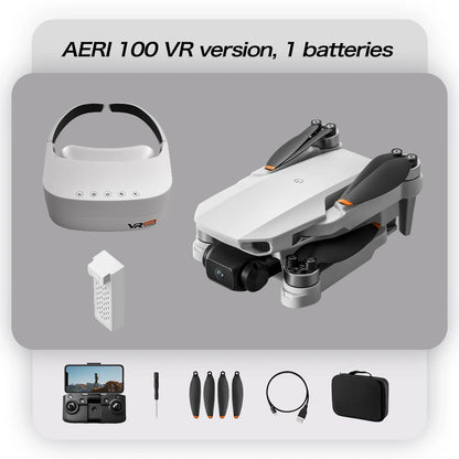 Aeri100 VR 8K Professional Drone With HD Camera 3-Axis Gimbal GPS Dron Brushless 5G WIFI Screen Remote Control RC Quadcopter Toy