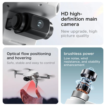 Aeri100 VR 8K Professional Drone With HD Camera 3-Axis Gimbal GPS Dron Brushless 5G WIFI Screen Remote Control RC Quadcopter Toy