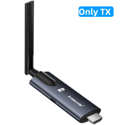 Lemorele 5G 200M Wireless HDMI Transmitter and Receiver Meeting Bluetooth Transmitter Audio for Laptop TV Projector Monitor Came