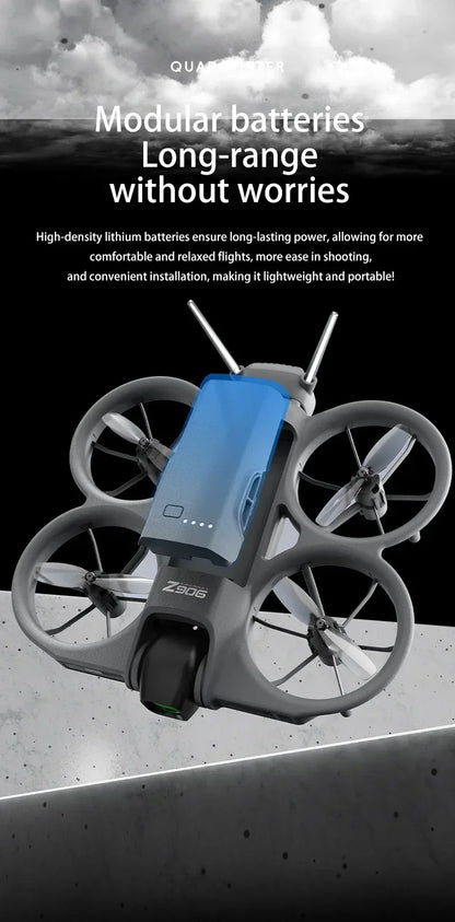 Xiaomi Z906 Drone 8K Aerial HD Intelligent Avoiding Obstacle with Larger Screen Remote Control Folding Brushless Power GPS Drone