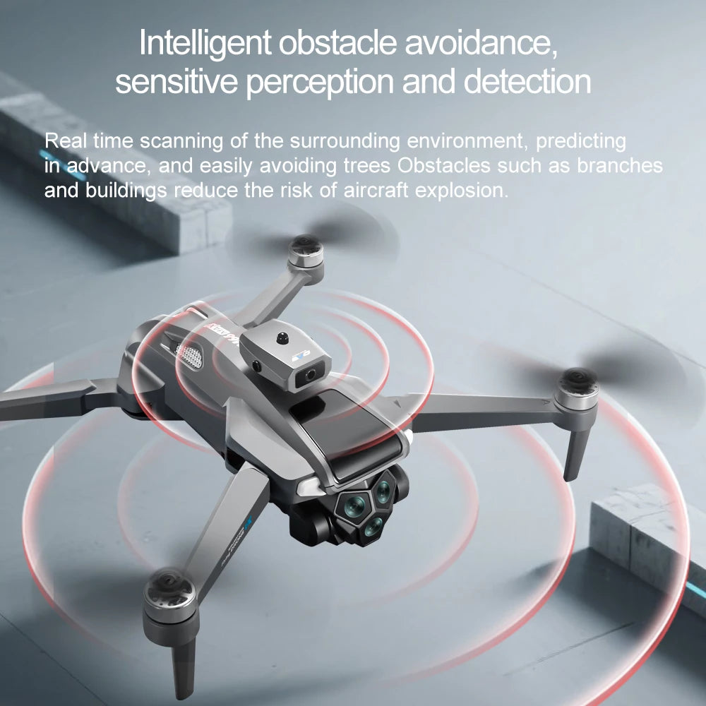 Foldable M66 RC Drone with 4.5in HD Foldable Screen,5G Smooth Image,Brushless Motor,Foldable Compact Quadcopter for Travel Aeri