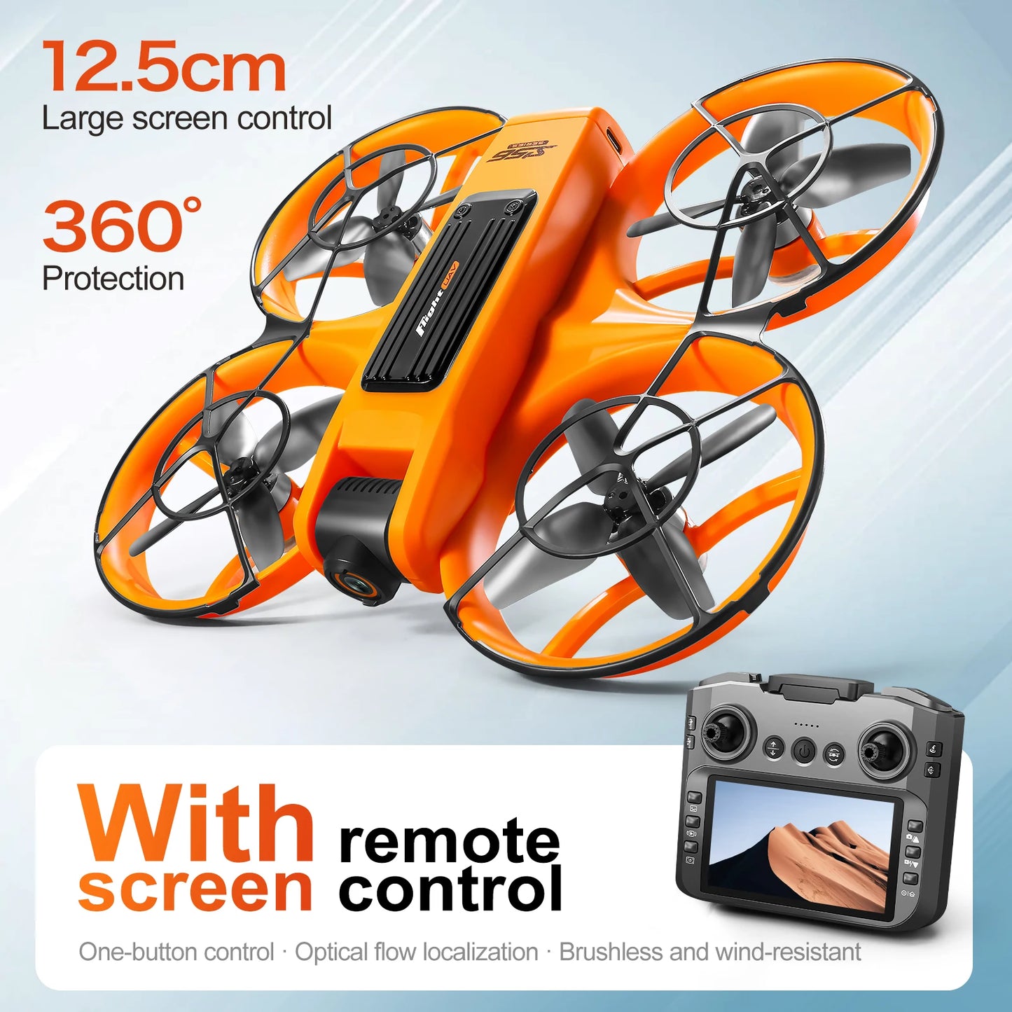 Professional Mini Drone S156 FPV 8K HD Camera Brushless Motor Obstacle Avoidance Foldable Quadcopter With LED Screen Remote