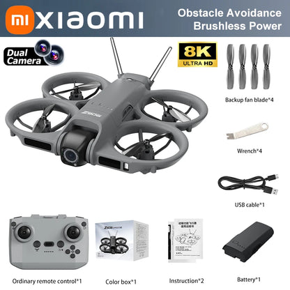 Xiaomi Z906 Drone 8K Aerial HD Intelligent Avoiding Obstacle With Larger Screen Remote Control Folding Brushless Power GPS Drone