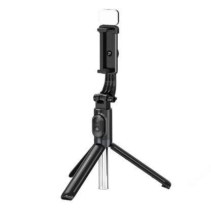 Portable Wireless Selfie Stick Extendable Tripod Stand With Bluetooth Remote for iPhone Android Vlog Live Streaming Bracket