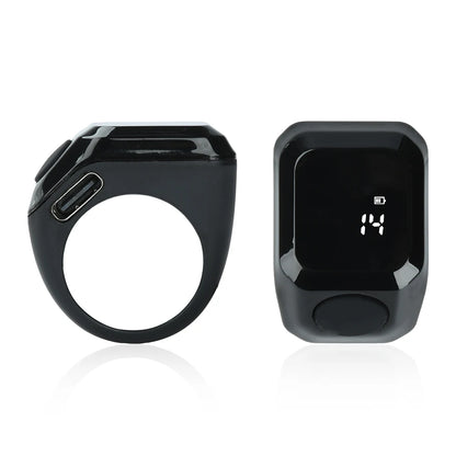 Smart App Ring Counter OLED Digital Display Bluetooth Counter Time Reminder Wearable Prayer Bead Counter