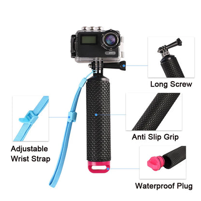 Waterproof Floating Hand Grip For GoPro 13 12 11 10 9 8 DJI Action 6 5 4 Cameras Selfie Pole Stick Floaty Handle Accessories Kit