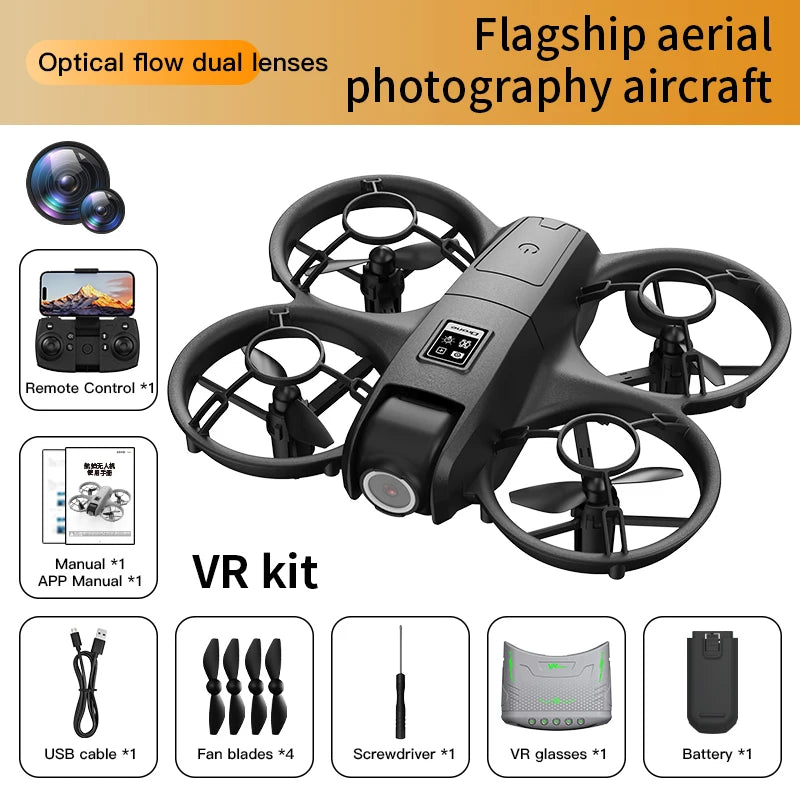 2026New X228 VR Drone 8K HD Optical Flow Hovers Headless Mode Helicopter 360° Flip Quadcopter Toys Mini Drone Fors Kid Toy Gifts