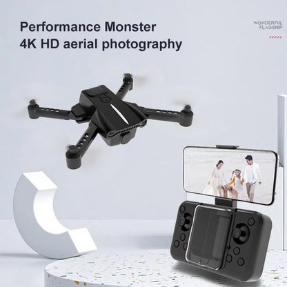 Black K11 Mini Finger Drone Pocket 4k Movie Lens RTF Foldable Brushless Quadcopter Wide Angle Anti Shake Camera Beauty Effect