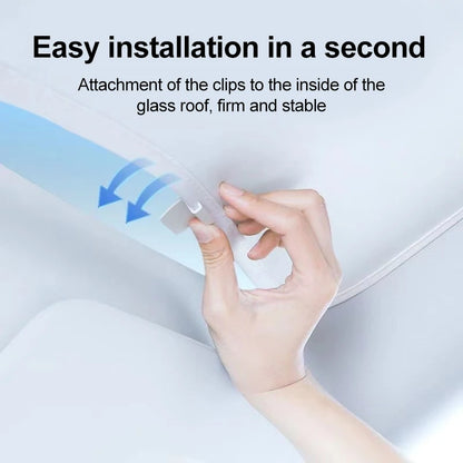 For Xiaomi SU7 MS11 2023 2024 2025 New Upgrade Ice Crystal Sunroof Sunshades Front Roof Tool Glass Pads Skyline Auto Accessories