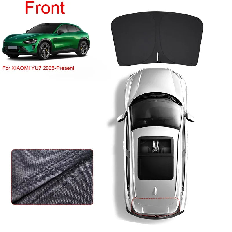 Car Sun Shade Curtain UV Protection Window Blind For XIAOMI YU7 2025-Present Auto Heat Insulation Protect Cover Accessory