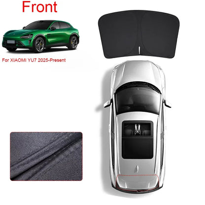Car Sun Shade Curtain UV Protection Window Blind For XIAOMI YU7 2025-Present Auto Heat Insulation Protect Cover Accessory