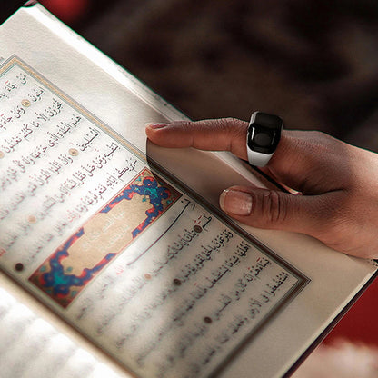 Smart Ring Counter Bluetooth Counting Ring APP Control 9999 4-digit Type-C Rechargeable Muslims Zikr Ring Prayer Finger Counter
