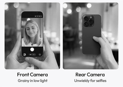 Ulanzi VM1 Vlog Selfie Monitor Screen for iPhone 17 16 15 Selfie Monitor Screen with Magnetic Ring Livestreaming Vlog Shots