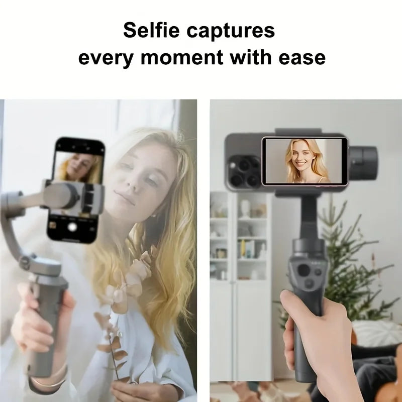 Vlog Screen Selfie Monitor, Magnetic Phone Holder Clip Mount, Using Phone Rear Camera for Selfie Vlog Live Stream