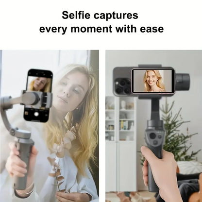 Vlog Screen Selfie Monitor, Magnetic Phone Holder Clip Mount, Using Phone Rear Camera for Selfie Vlog Live Stream