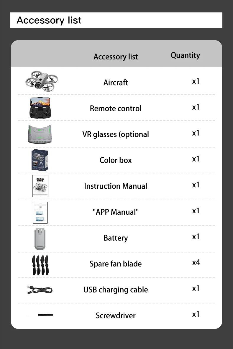 2026New X228 VR Drone 8K HD Optical Flow Hovers Headless Mode Helicopter 360° Flip Quadcopter Toys Mini Drone Fors Kid Toy Gifts