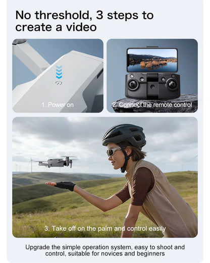Aeri100 VR 8K Professional Drone With HD Camera 3-Axis Gimbal GPS Dron Brushless 5G WIFI Screen Remote Control RC Quadcopter Toy
