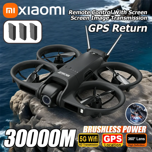 Xiaomi Z906 Drone 8K Aerial HD Intelligent Avoiding Obstacle with Larger Screen Remote Control Folding Brushless Power GPS Drone