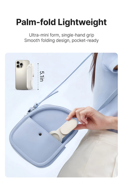 Telesin Magnetic Selfie Stick and Mini Tripod Portable Foldable Pole Extend To 60cm for Smartphone Macro Photography